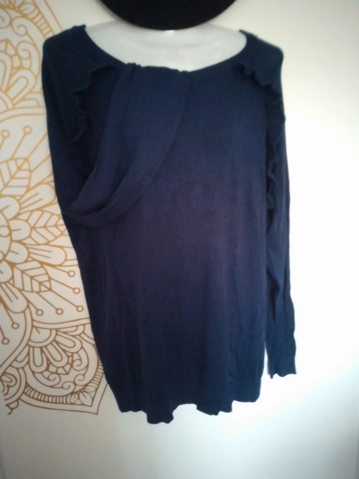 Pull bleu marine taille 46 – photo 3